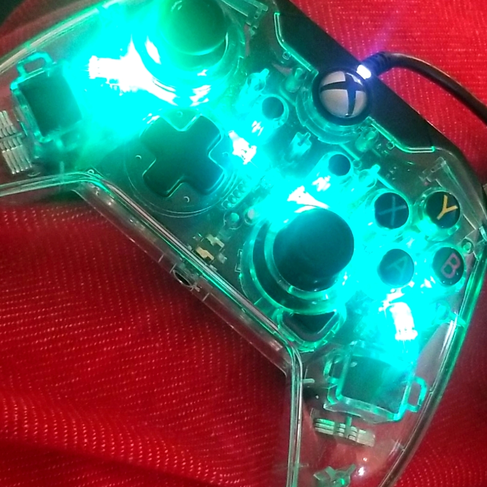 Led Xbox afterglow controller  wired
